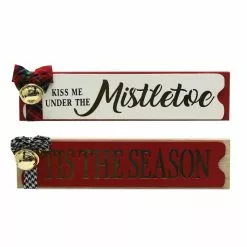 Buy 😉 Assorted 11" Mistletoe & Tis The Season Tabletop Sign by Ashland® ❤️