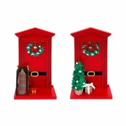Best deal 🥰 Assorted 12.4'' Door with Santa Belt Tabletop Décor by Ashland® ✔️