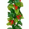Outlet 👍 6ft. Red Glitter Holly Berry Chain Garland by Ashland® 🎉 -Ashland Sale Store 10699061 1
