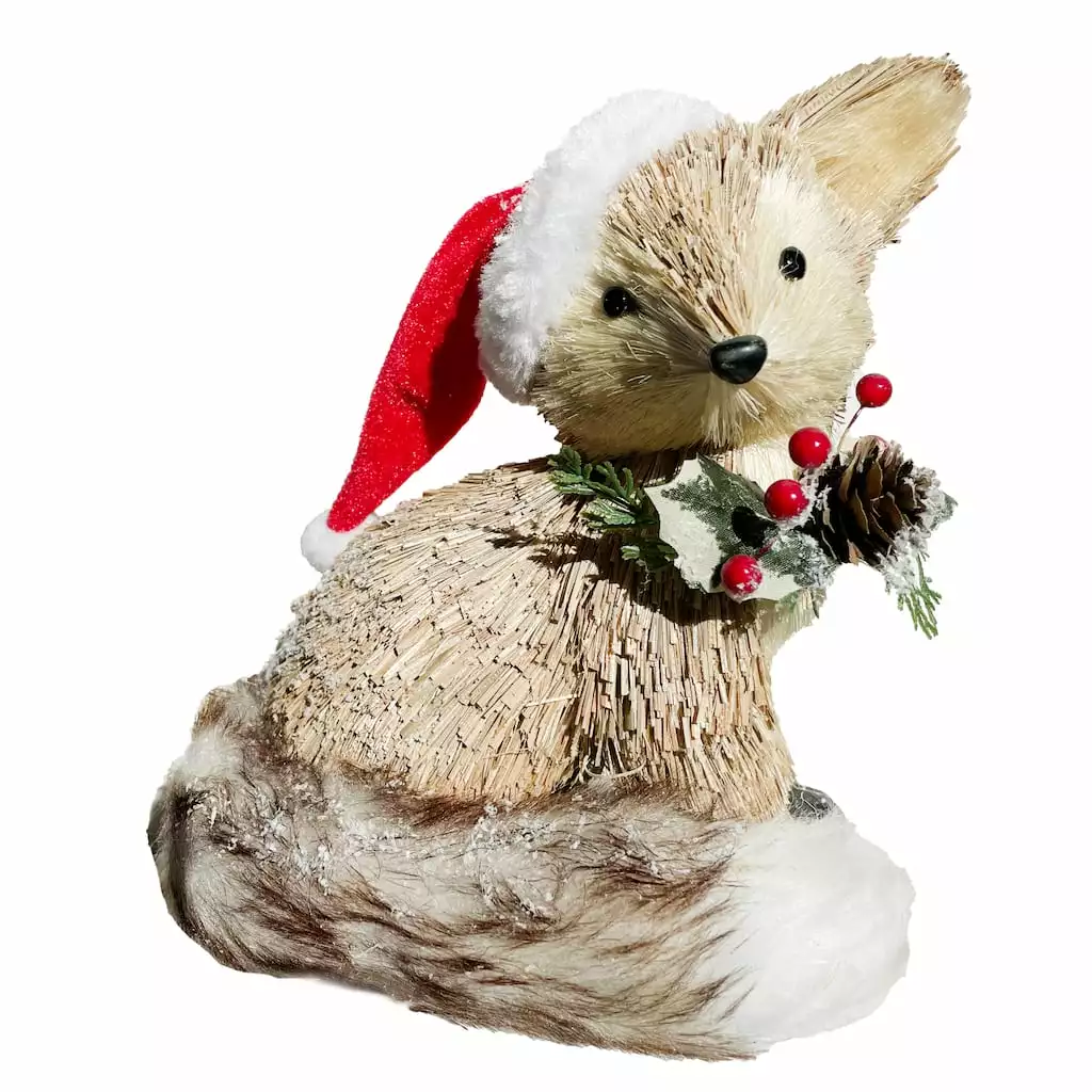 Hot Sale ✨ 9" Fox Accent with Santa Hat by Ashland® ✔️ 3 Hot Sale ✨ 9" Fox Accent with Santa Hat by Ashland® ✔️
