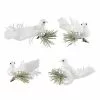 Best deal ⌛ White Doves on Frosted Pine Branch Accents by Ashland®, 4ct. 🥰 -Ashland Sale Store 10699080 1