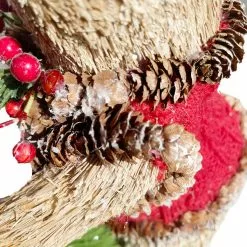 New 🧨 9" Standing Bear Accent with 🥰 Christmas Foliage by Ashland® ❤️ -Ashland Sale Store 10699090 3