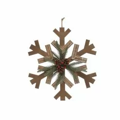 Discount 𧨠Snowflake with Pinecone Wall Décor by Ashland® π