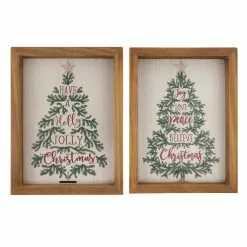 Cheapest ✔️ Assorted 8" Christmas Tree Tabletop Sign by Ashland® 😀