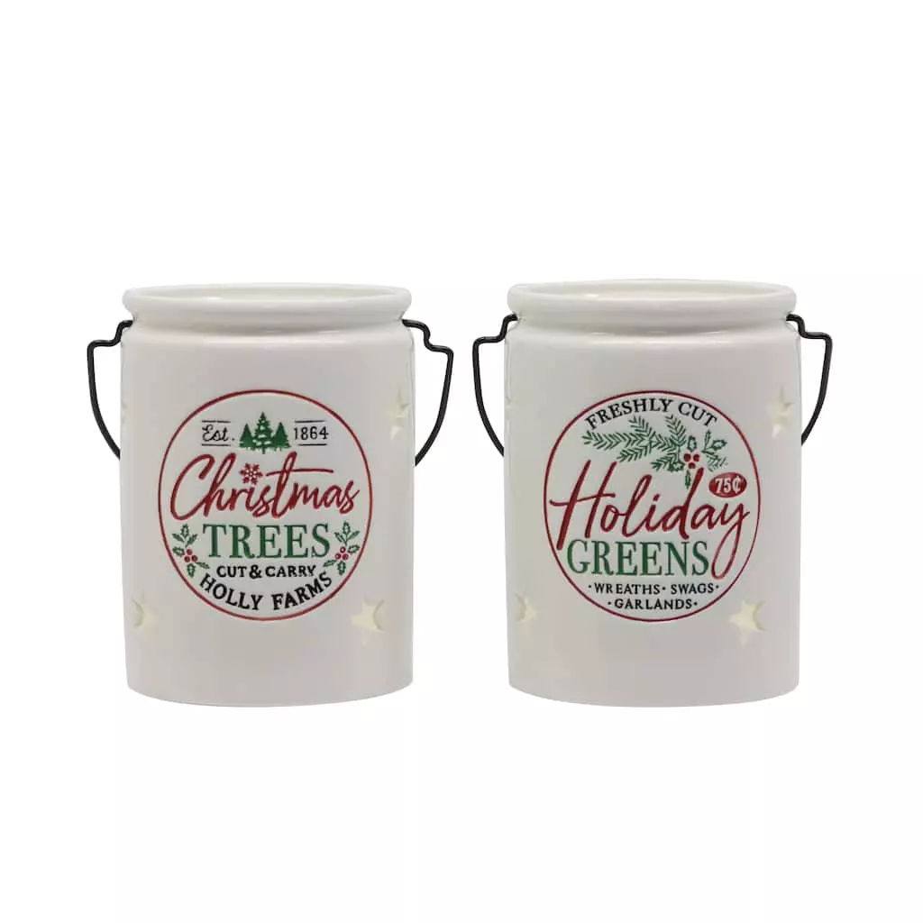 Top 10 ⭐ Assorted ✨ Christmas Ceramic Tabletop Lantern by Ashland® 🧨 3 Top 10 ⭐ Assorted ✨ Christmas Ceramic Tabletop Lantern by Ashland® 🧨