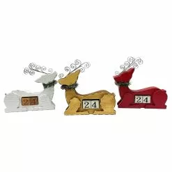 Coupon 🥰 Assorted 11" Christmas Countdown Tabletop Deer by Ashland® 🎉
