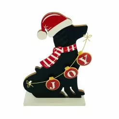 Outlet ⭐ 10'' Christmas Dog with Joy Tabletop Décor by Ashland® 🌟