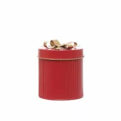 Buy ⭐ 6" Red Metal Gift Box With Bow by Ashland® 😍