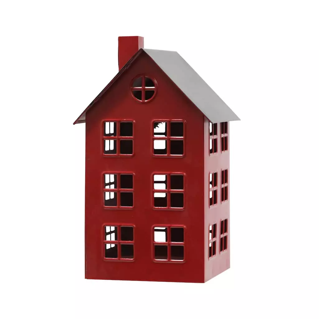 Hot Sale ⌛ 10" Red House With Wreath Tabletop Decoration by Ashland® 🎁 4 Hot Sale ⌛ 10" Red House With Wreath Tabletop Decoration by Ashland® 🎁 - Image 2