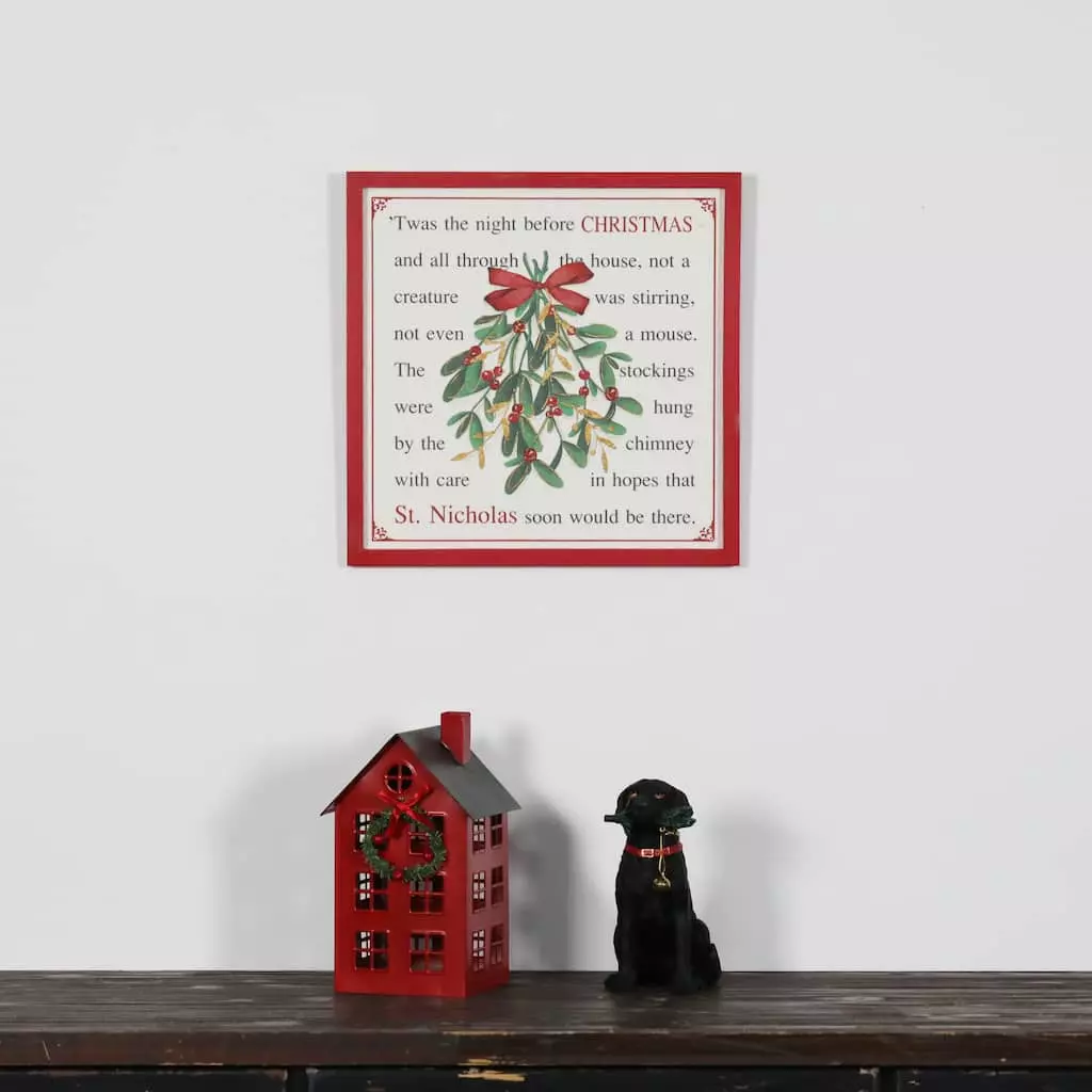 Hot Sale ⌛ 10" Red House With Wreath Tabletop Decoration by Ashland® 🎁 5 Hot Sale ⌛ 10" Red House With Wreath Tabletop Decoration by Ashland® 🎁 - Image 3