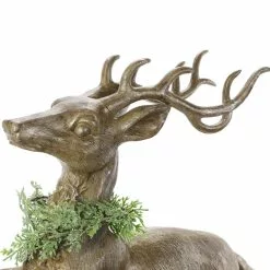 Wholesale ✨ 21" Leaping Stag with Greenery Tabletop Accent by Ashland® 😍 -Ashland Sale Store 10699289 3