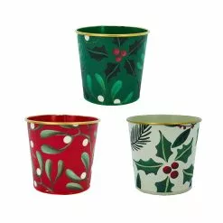 Flash Sale 🥰 Assorted 4'' Mistletoe Bucket Christmas Tabletop Décor by Ashland® 🎁