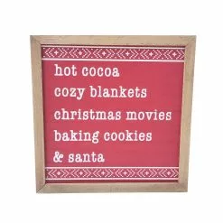 Promo π Red & White Fair Isle Christmas Tabletop Sign by Ashland® π₯°