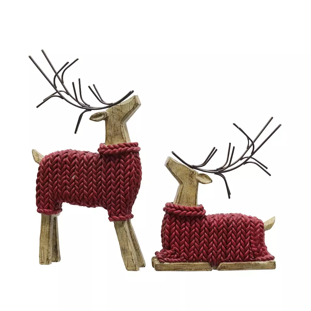 Flash Sale ⭐ Assorted 11.5" Tabletop Deer with Sweater by Ashland® 🔥 3 Flash Sale ⭐ Assorted 11.5" Tabletop Deer with Sweater by Ashland® 🔥