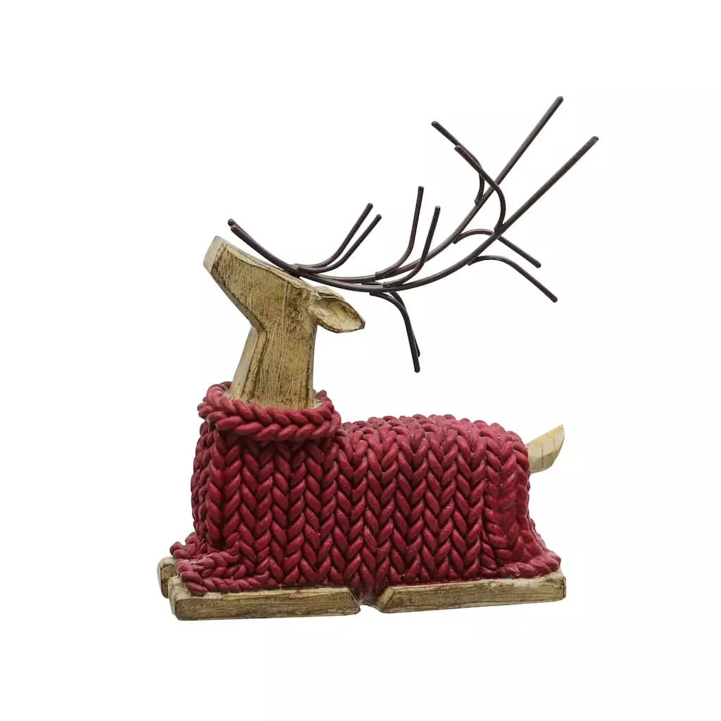 Flash Sale ⭐ Assorted 11.5" Tabletop Deer with Sweater by Ashland® 🔥 5 Flash Sale ⭐ Assorted 11.5" Tabletop Deer with Sweater by Ashland® 🔥 - Image 3