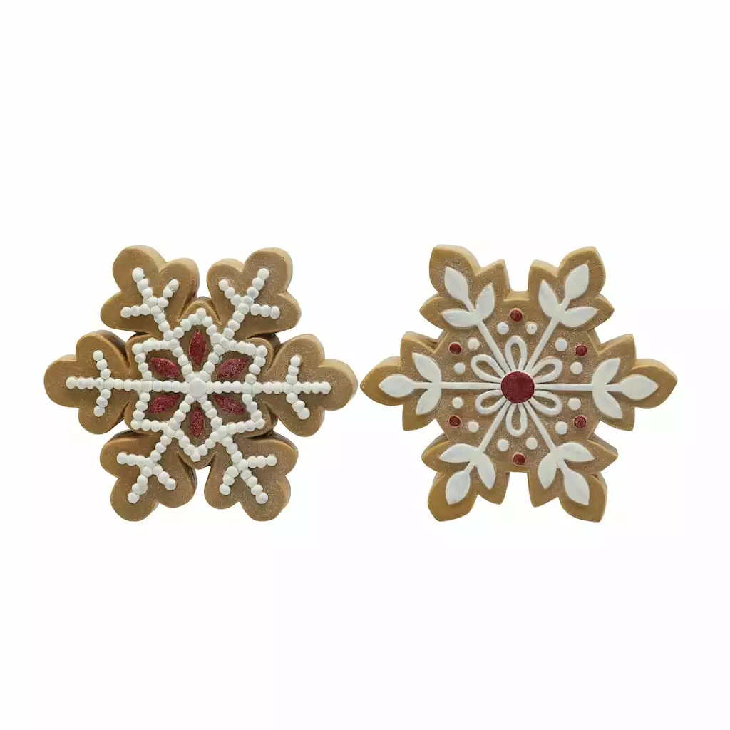 Top 10 🛒 Assorted 7" Gingerbread Snowflake Tabletop Accent by Ashland® 🛒 3 Top 10 🛒 Assorted 7" Gingerbread Snowflake Tabletop Accent by Ashland® 🛒