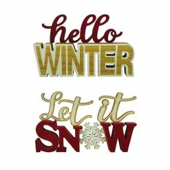 Deals 👏 Assorted 8" Winter Tabletop Sign by Ashland® ✔️