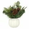 Cheap 🎉 11" Pine Needle & Pinecone Arrangement in Ceramic Pot by Ashland® ✨ -Ashland Sale Store 10699347 1