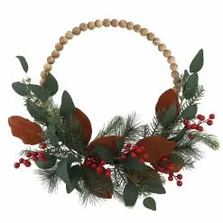 Best deal ⌛ 23" Pine, Berries & Eucalyptus Beaded Wreath by Ashland® 🌟