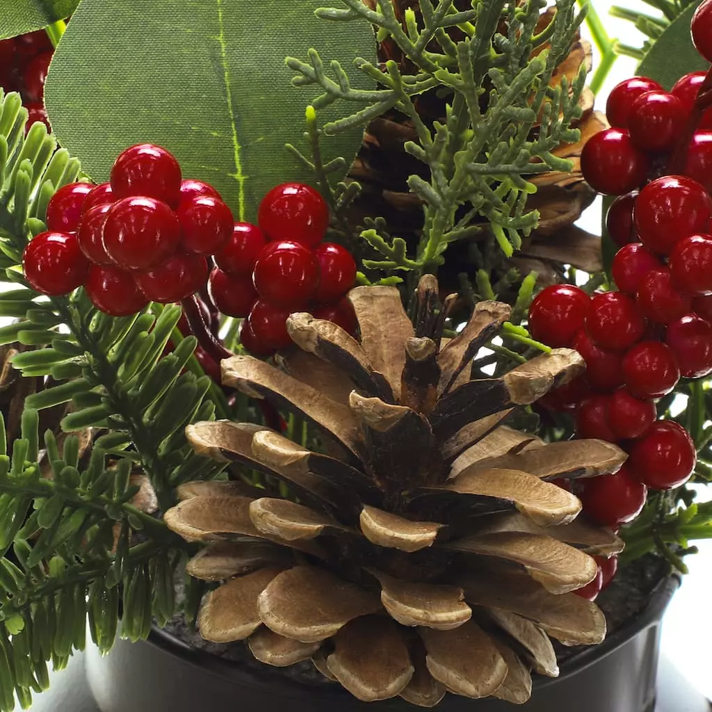 Deals 👏 14" Mixed Pine, Pinecone & Berry Arrangement by Ashland® ❤️ 5 Deals 👏 14" Mixed Pine, Pinecone & Berry Arrangement by Ashland® ❤️ - Image 3