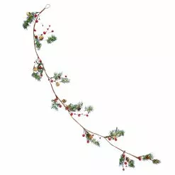 Hot Sale 🥰 5ft. Snowy Pinecone Berry Coiled Garland by Ashland® 🥰 -Ashland Sale Store 10699352 5