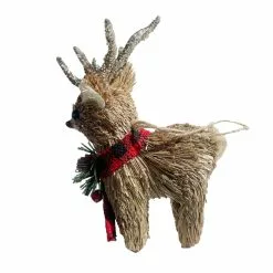 Brand new 🧨 6'' Deer with Plaid Scarf Christmas Ornament by Ashland® 🌟 -Ashland Sale Store 10699391 2