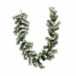 Discount 😀 6ft. Flocked Balsam Fir Garland by Ashland® ⌛ -Ashland Sale Store 10699392 2