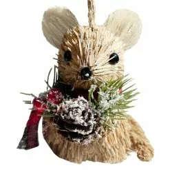 Best Sale 😀 4'' Mouse with Plaid Scarf Christmas Ornament by Ashland® 💯