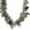 Best deal 🧨 6ft. Flocked Red Berry Pine Garland by Ashland® ⭐
