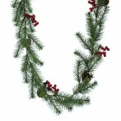 Deals 🎁 6ft. Pine & Red Berry Garland by Ashland® ❤️