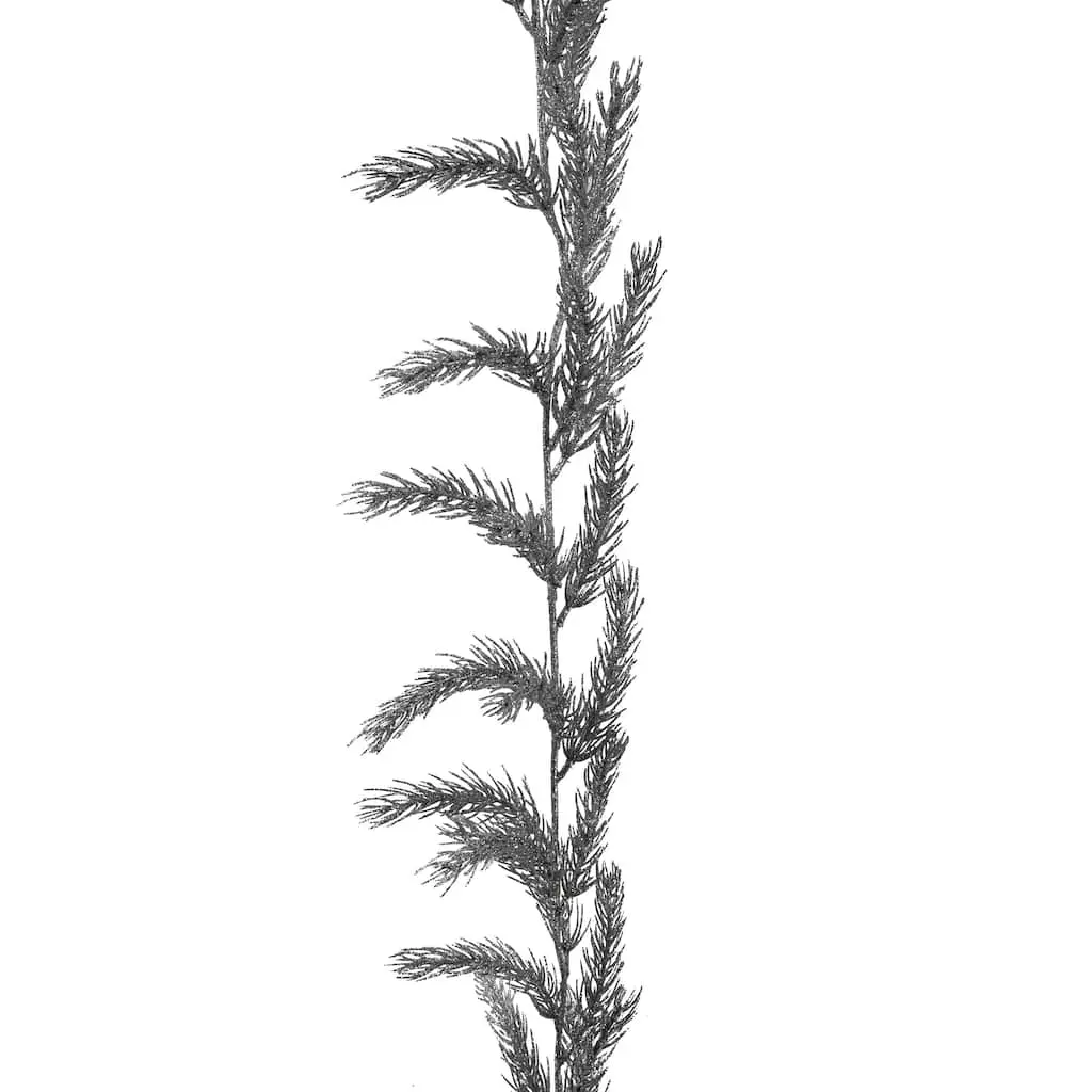 Best Pirce ✨ 6ft. Silver Glitter Pine Garland by Ashland® 😀 3 Best Pirce ✨ 6ft. Silver Glitter Pine Garland by Ashland® 😀