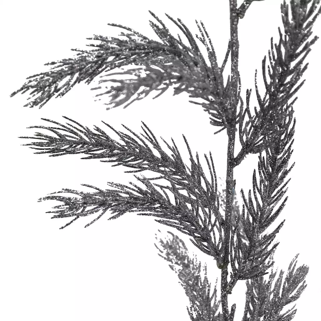 Best Pirce ✨ 6ft. Silver Glitter Pine Garland by Ashland® 😀 5 Best Pirce ✨ 6ft. Silver Glitter Pine Garland by Ashland® 😀 - Image 3