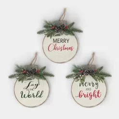 Promo ✨ Assorted 12.5" 🔔 Christmas Wall Ornament by Ashland® 🎁