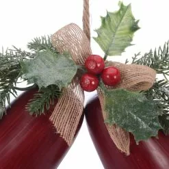 Hot Sale ✔️ Pine & Berry Red Bell Wall Accent by Ashland® 🔔 -Ashland Sale Store 10699532 2