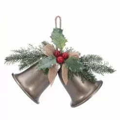 Cheap ⭐ Pine & Berry Silver Bell Wall Accent by Ashland® ✔️