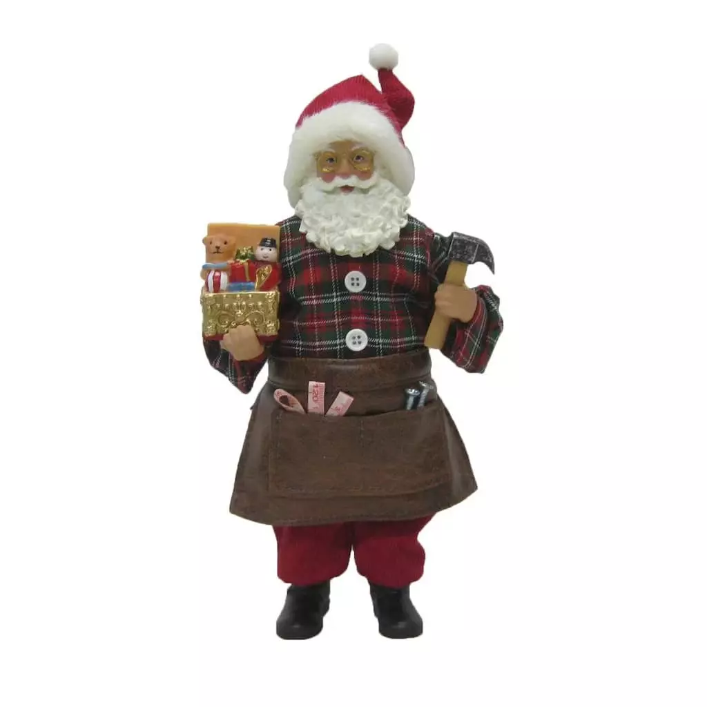 Wholesale 😀 10.5" Workshop Santa Figure by Ashland® 🎁 3 Wholesale 😀 10.5" Workshop Santa Figure by Ashland® 🎁