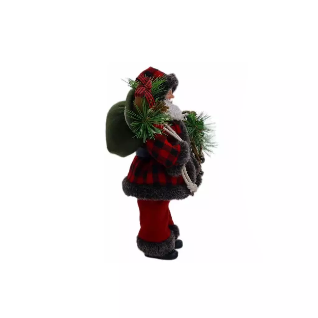 Cheapest ✔️ 10.5" Buffalo Check Santa Figure by Ashland® 🔥 4 Cheapest ✔️ 10.5" Buffalo Check Santa Figure by Ashland® 🔥 - Image 2