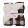 Promo ✔️ Ivory Plaid Berber Throw Blanket by Ashland® ❤️ -Ashland Sale Store 10699724 1