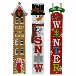 Outlet ✨ Assorted Wood Winter Door Greeter by Ashland® ❤️