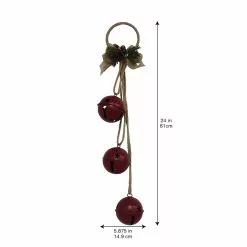 Best Sale 🛒 24" Red 3 Bell Door Hanger by Ashland® 🎁 -Ashland Sale Store 10699737 3