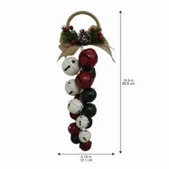 Top 10 🎁 14.5" Red, Green and White Bell Bunch Door Hanger by Ashland® ❤️ 7 Top 10 🎁 14.5" Red, Green and White Bell Bunch Door Hanger by Ashland® ❤️ -Ashland Sale Store 10699738 3