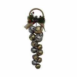 Cheap ✔️ 14.5" Silver and Gold Bell Bunch Door Hanger by Ashland® ⭐