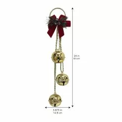 Budget 🔥 24" Shiny Gold 3 Bell Door Hanger by Ashland® ✨ 7 Budget 🔥 24" Shiny Gold 3 Bell Door Hanger by Ashland® ✨ -Ashland Sale Store 10699749 3