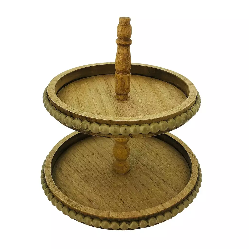 Coupon ⌛ 12" 2-Tier Decorative Tray by Ashland® ❤️ 4 Coupon ⌛ 12" 2-Tier Decorative Tray by Ashland® ❤️ - Image 2