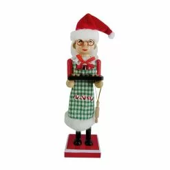 Coupon 🛒 10" Mrs. Claus Wooden Nutcracker by Ashland® ⭐