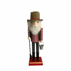 Top 10 😀 10" Fisherman Wooden Collectible Nutcracker by Ashland® ⌛