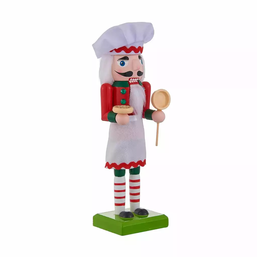 Cheap 💯 10" Chef Collectible Nutcracker by Ashland® ✔️ 4 Cheap 💯 10" Chef Collectible Nutcracker by Ashland® ✔️ - Image 2