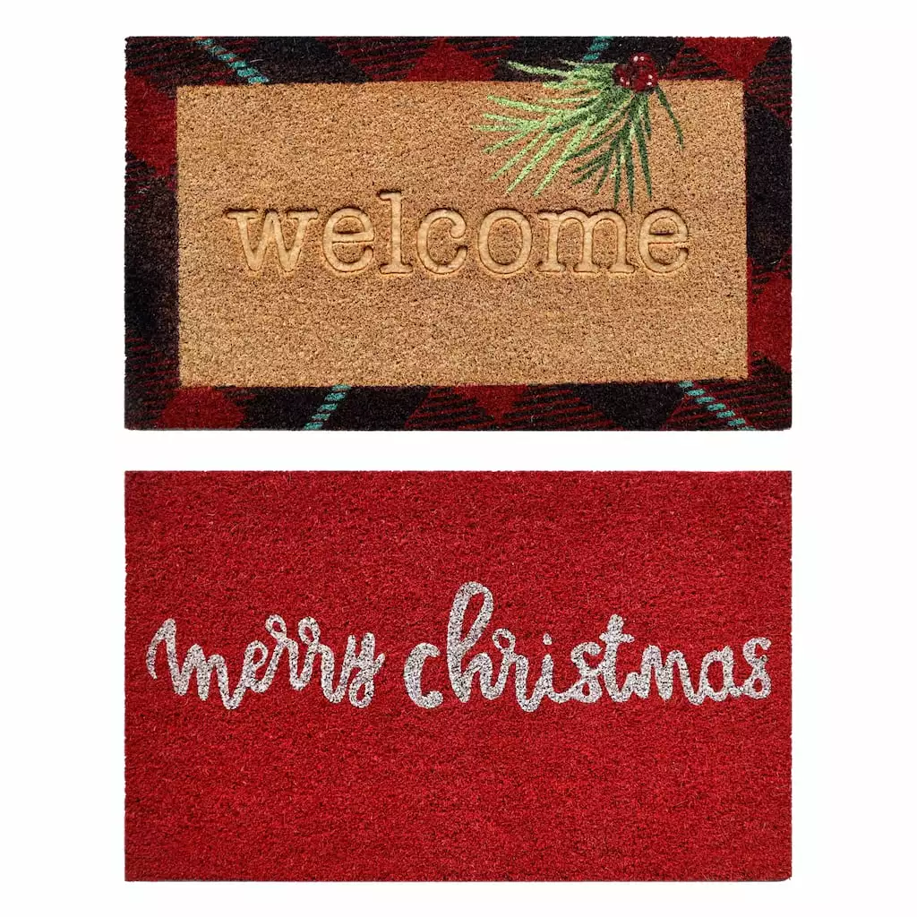 Best Pirce 🛒 Assorted Welcome & Merry Christmas Doormat by Ashland® ⭐ 3 Best Pirce 🛒 Assorted Welcome & Merry Christmas Doormat by Ashland® ⭐