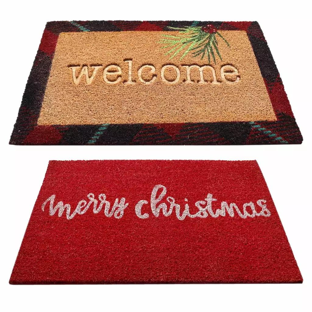 Best Pirce 🛒 Assorted Welcome & Merry Christmas Doormat by Ashland® ⭐ 4 Best Pirce 🛒 Assorted Welcome & Merry Christmas Doormat by Ashland® ⭐ - Image 2