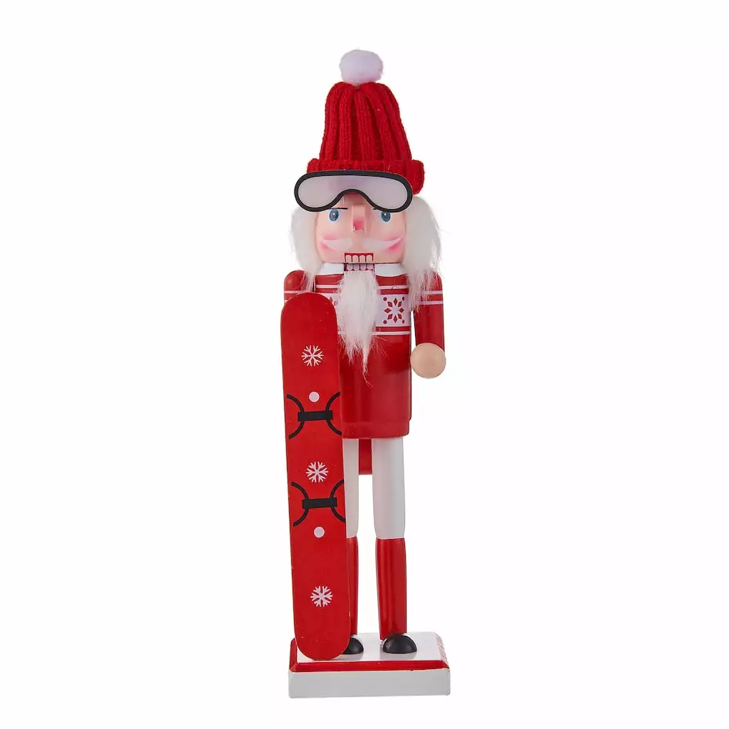 Brand new โค๏ธ 10" Skier Collectible Nutcracker by Ashland® ๐ 3 Brand new โค๏ธ 10" Skier Collectible Nutcracker by Ashland® ๐